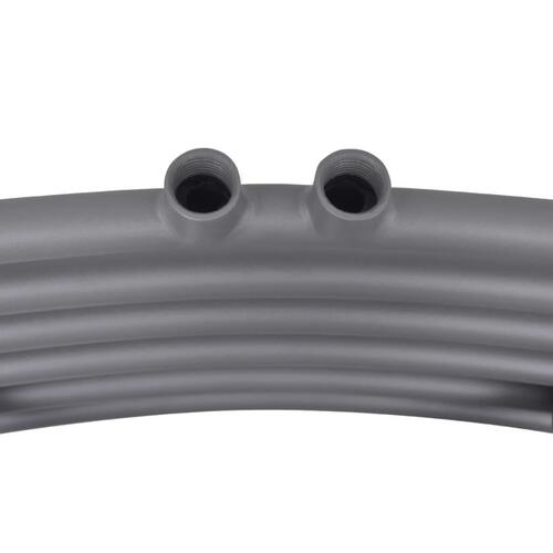 Håndklædetørrer centralvarme 600x1424 mm kurvet