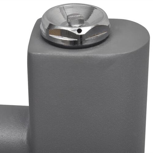 Håndklædetørrer centralvarme 600x1424 mm kurvet