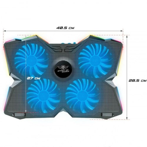 Laptopkøler Spirit of Gamer Airblade 500 RGB - 17″
