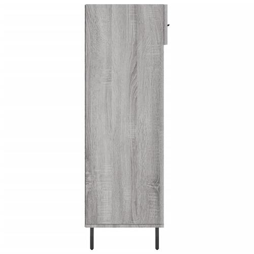 Skoreol 60x35x105 cm konstrueret træ grå sonoma-eg