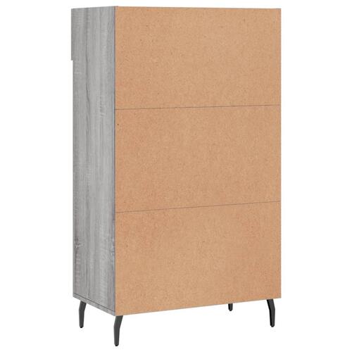 Skoreol 60x35x105 cm konstrueret træ grå sonoma-eg