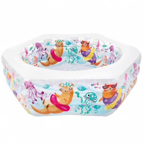 Oppustelig Pool Intex Acuario 510 L 191 x 61 x 178 cm (3 enheder)