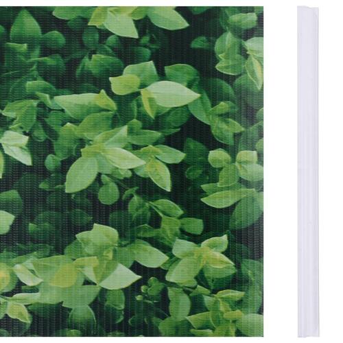 Haveskærm 35x0,19 m 4 stk. PVC grøn