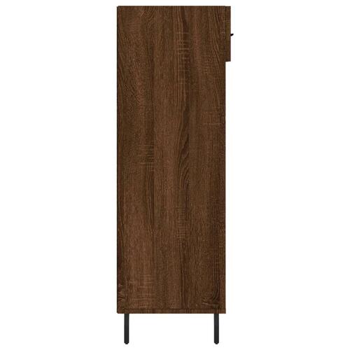 Skoreol 60x35x105 cm konstrueret træ brun egetræsfarve