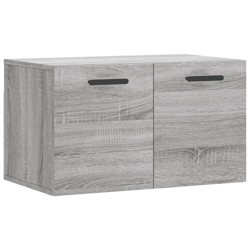 Vægskab 60x36,5x35 cm konstrueret træ grå sonoma-eg