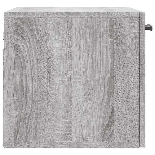 Vægskab 60x36,5x35 cm konstrueret træ grå sonoma-eg