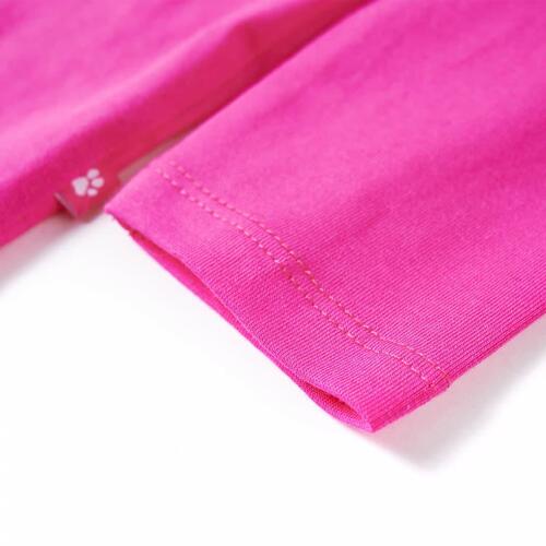 Langærmet T-shirt til børn str. 92 cm pink