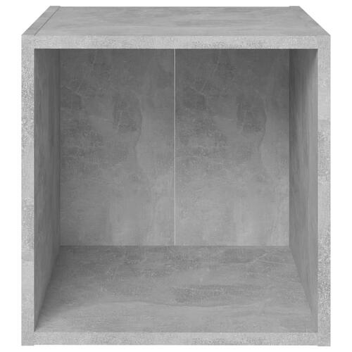 Tv-borde 2 stk. 37x35x37 cm konstrueret træ betongrå