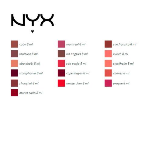 Læbestift Soft Matte NYX (8 ml) monte carlo 8 ml