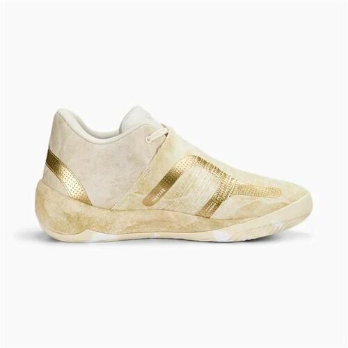 Basketballsko til voksne Puma Rise NITRO Gylden Beige 42
