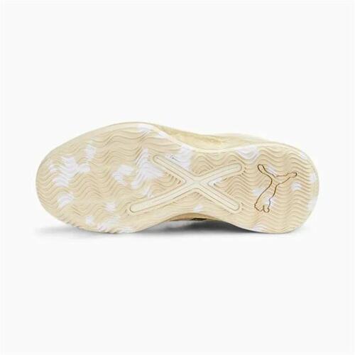Basketballsko til voksne Puma Rise NITRO Gylden Beige 42
