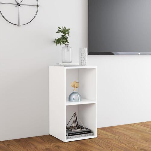 Tv-bord 72x35x36,5 cm konstrueret træ hvid