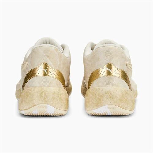Basketballsko til voksne Puma Rise NITRO Gylden Beige 42