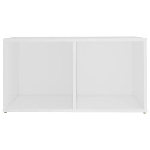 Tv-bord 72x35x36,5 cm konstrueret træ hvid