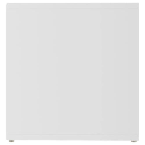 Tv-bord 72x35x36,5 cm konstrueret træ hvid