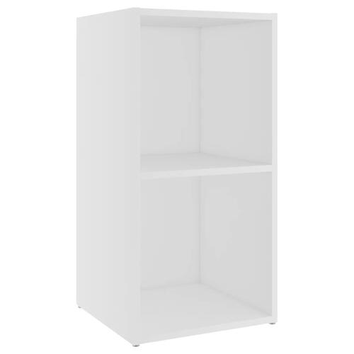 Tv-bord 72x35x36,5 cm konstrueret træ hvid
