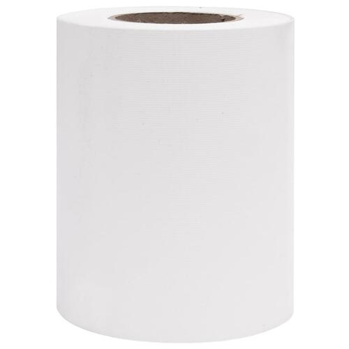Haveskærm 35x0,19 m PVC hvid