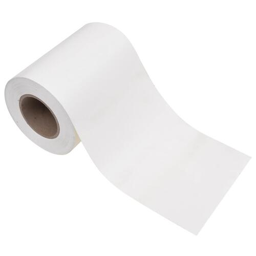 Haveskærm 35x0,19 m PVC hvid