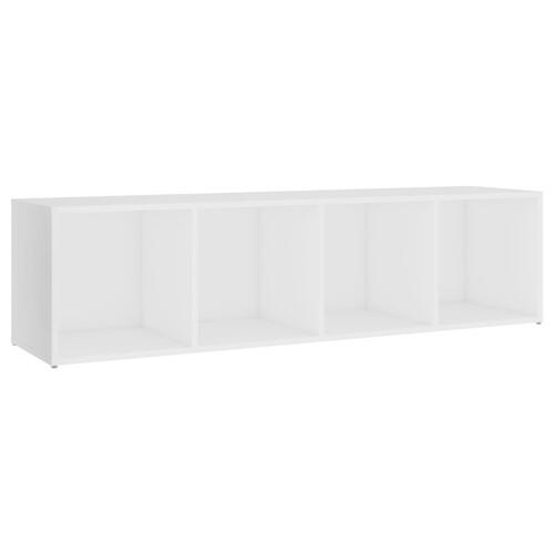 Tv-skab 142,5x35x36,5 cm spånplade hvid
