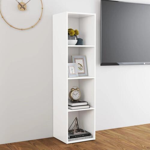 Tv-skab 142,5x35x36,5 cm spånplade hvid