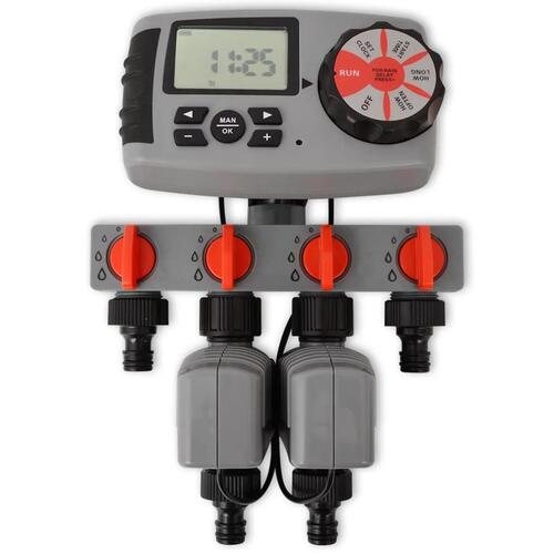 42352 Automatisk irrigationstimer med 4 stationer 3 V