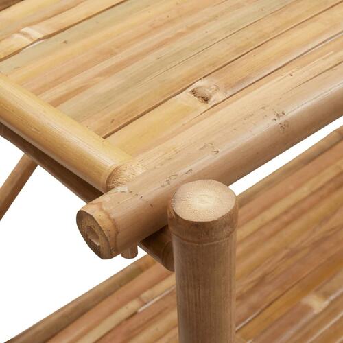 Reol med 3 hylder 100x40x90 cm bambus