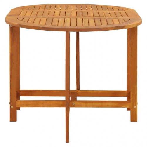 Havebord klapbord 130 × 90 × 72 cm i massivt akacietræ
