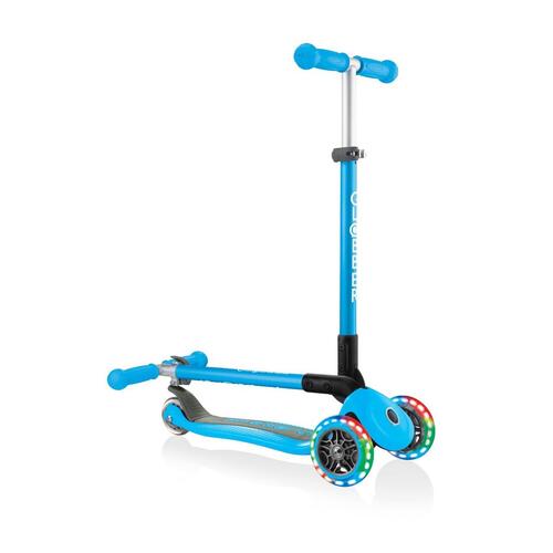 Løbehjul Globber Primo Foldable Lights Lys Hjul x 3 Blå