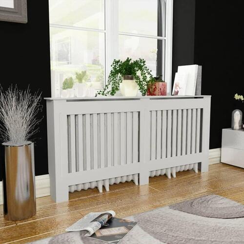 Radiatorskjuler hvid MDF 172 cm