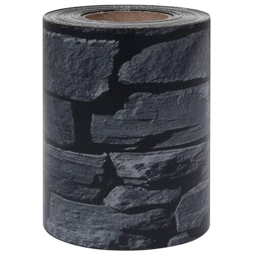 Haveskærm 70x0,19 m PVC grå
