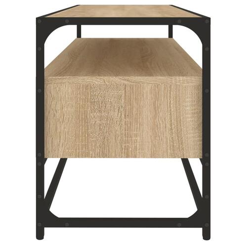 Tv-bord 100x35x45 cm konstrueret træ sonoma-eg