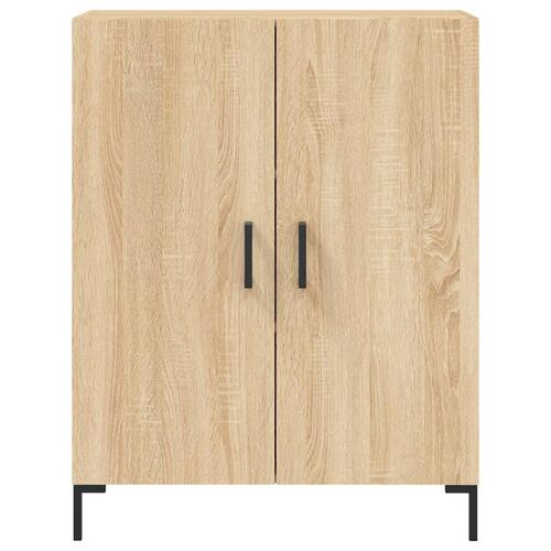 Skænk 69,5x34x90 cm konstrueret træ sonoma-eg