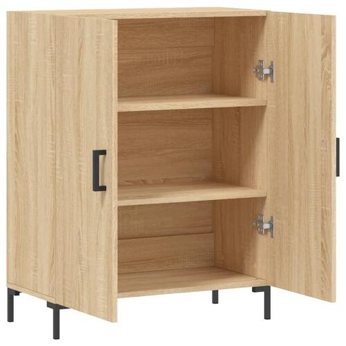 Skænk 69,5x34x90 cm konstrueret træ sonoma-eg