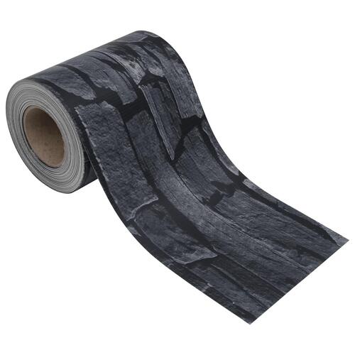 Haveskærm 35x0,19 m 4 stk. PVC grå