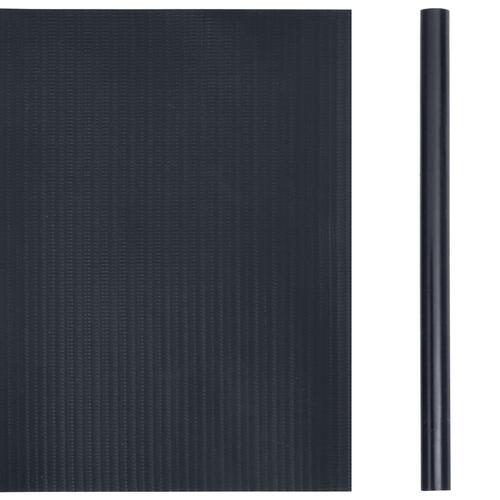 Haveskærm 35x0,19 m PVC mat mørkegrå
