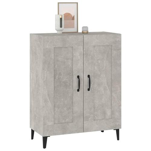 Skænk 69,5x34x90 cm konstrueret træ betongrå
