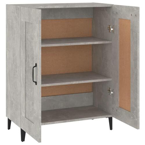 Skænk 69,5x34x90 cm konstrueret træ betongrå