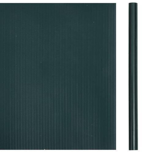 Haveskærm 35x0,19 m PVC mat grøn