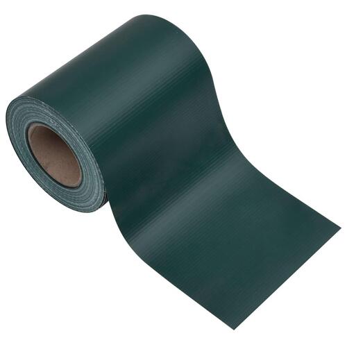 Haveskærm 35x0,19 m PVC mat grøn