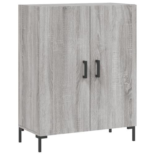 Skænk 69,5x34x90 cm konstrueret træ grå sonoma-eg