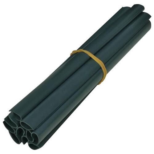 Haveskærm 35x0,19 m PVC mat grøn