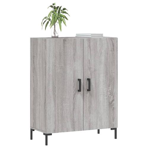 Skænk 69,5x34x90 cm konstrueret træ grå sonoma-eg