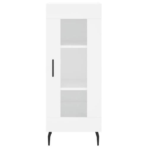 Skab 34,5x34x180 cm konstrueret træ hvid