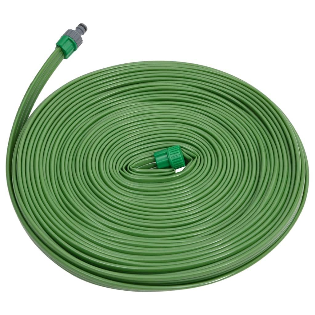 Sprinklerslange 3 rør 15 m PVC grøn billede