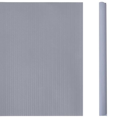 Haveskærm 35x0,19 m PVC mat lysegrå