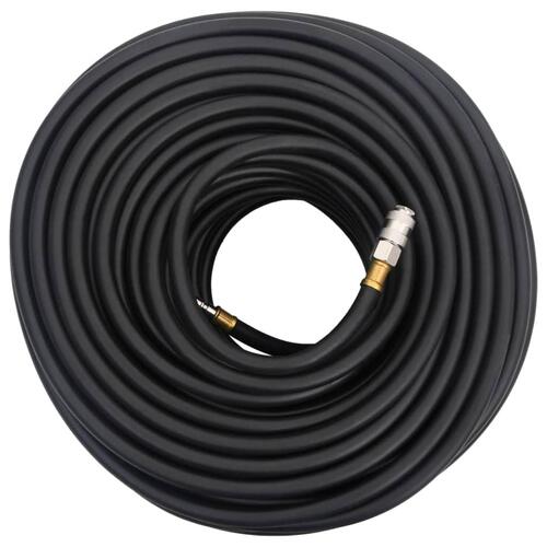 Hybrid luftslange 0,6" 20 m gummi og PVC sort