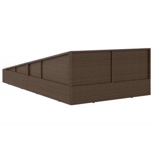 Solseng 110x200 cm polyrattan brun