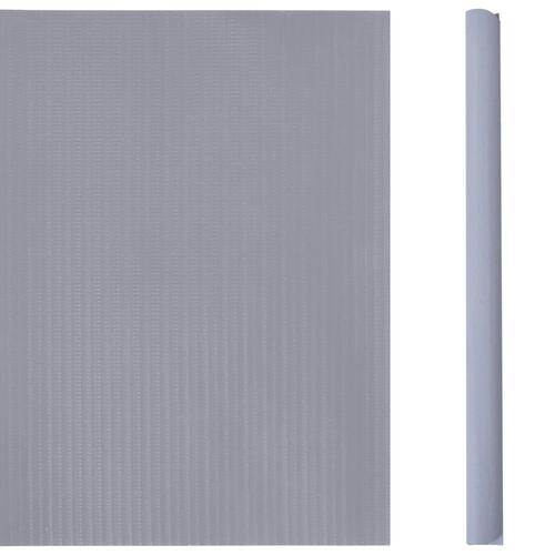 Haveskærm 35x0,19 m 4 stk. PVC mat lysegrå