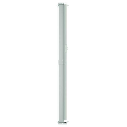 Sammenrullelig sidemarkise til terrassen 117x600 cm cremefarvet
