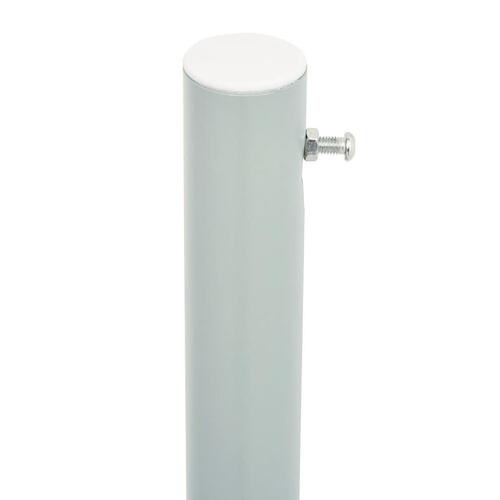 Sammenrullelig sidemarkise til terrassen 117x600 cm blå